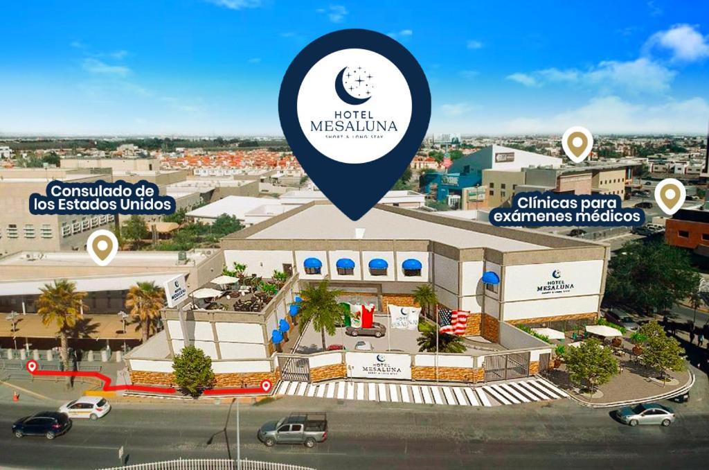 Hotel Mesaluna Short & Long Stay Ciudad Juárez Exterior foto